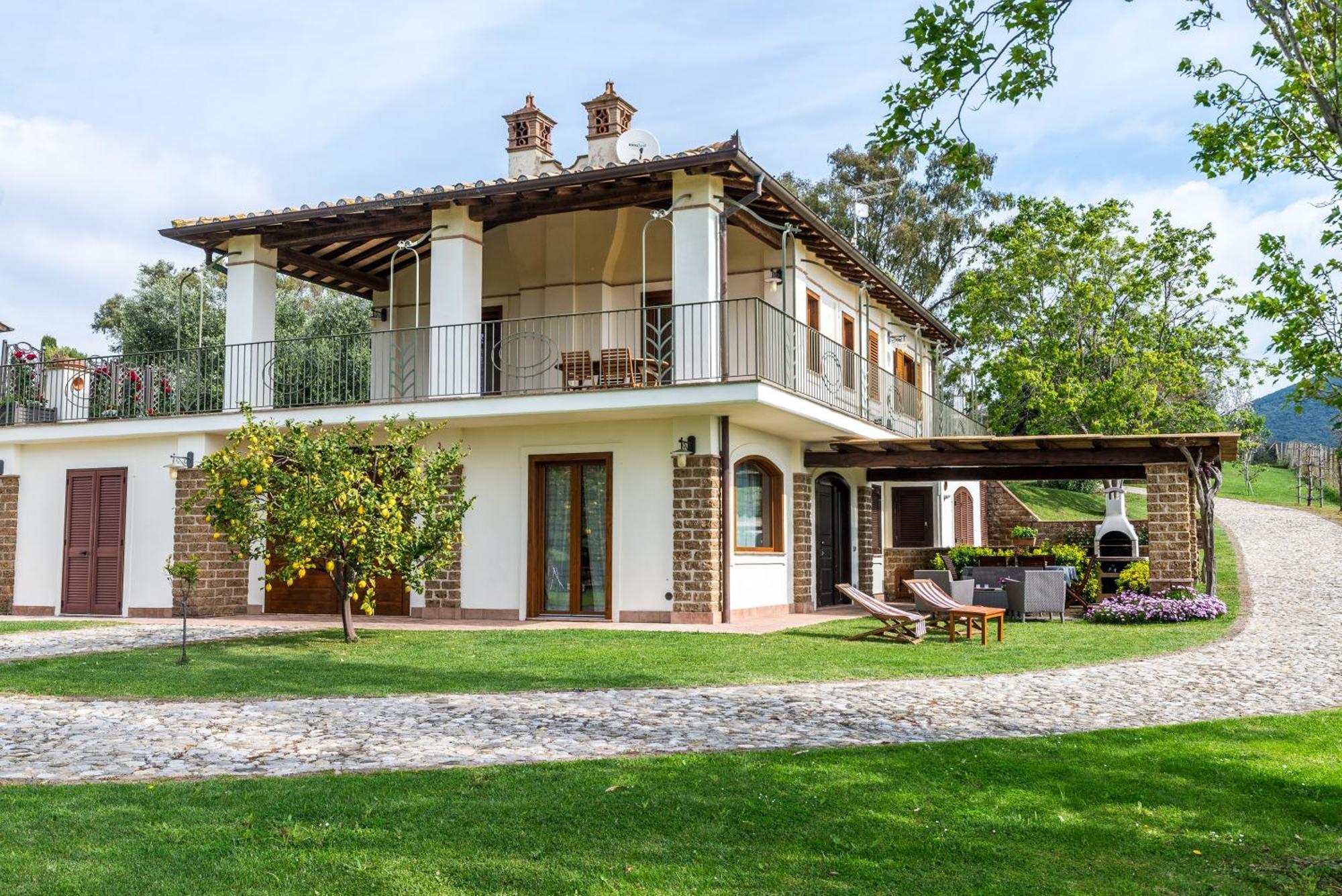 Villa Gli Eucalipti Cerveteri Bagian luar foto